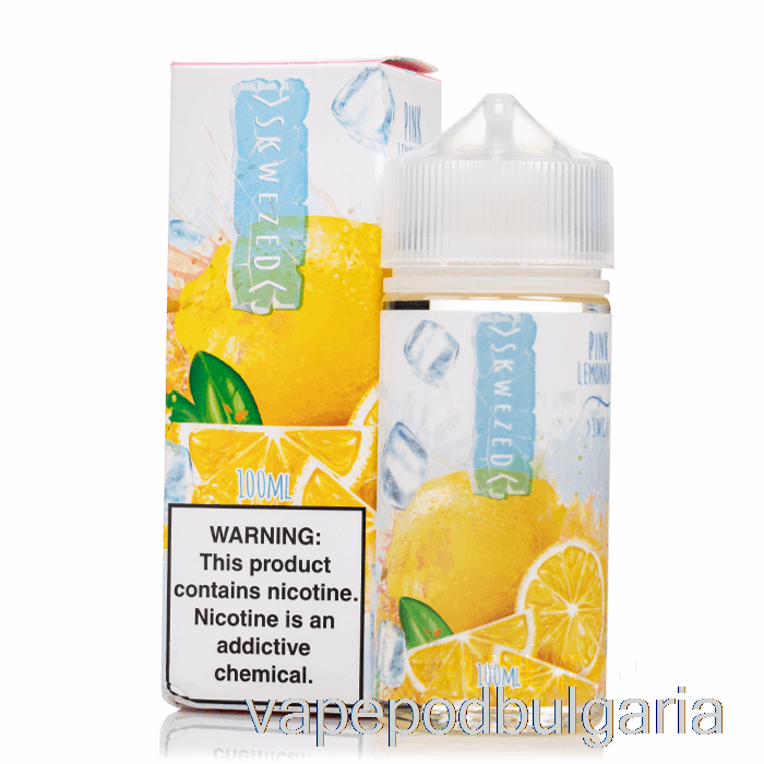 Vape 10000 Дръпки ледено розова лимонада - Skwezed - 100ml 0mg